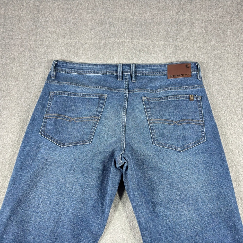 Buffalo David Bitton Jackson Jeans Mens‎ 40x30 Blue Straight Stretch